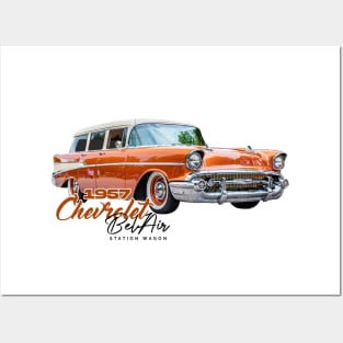 1957 Chevrolet Bel Air Station Wagon Posters and Art